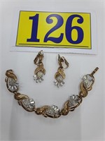 Trifari Bracelet & Earring Set