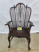 Antique High Back Arm Chair