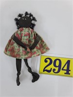 Vintage Small Black Cloth Doll
