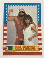 1987 Machado Man Randy Savage Rookie Topps WWF