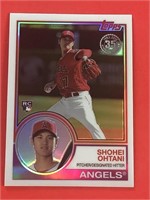 2018 Topps Shohei Ohtani Rookie Silver Pack REF