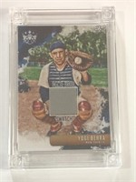 Yogi Berra Game Used Jersey Fusion Card