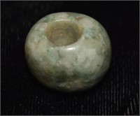 5/8" Finely Made Pre-Columbian Jade Large Bead
