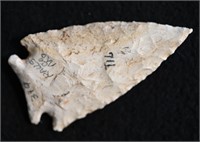 2 5/8" Neuberger Arrowhead Found in Ralls Co. Miss