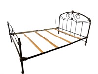 Antique Iron Bed - Bronze Color - Full Size