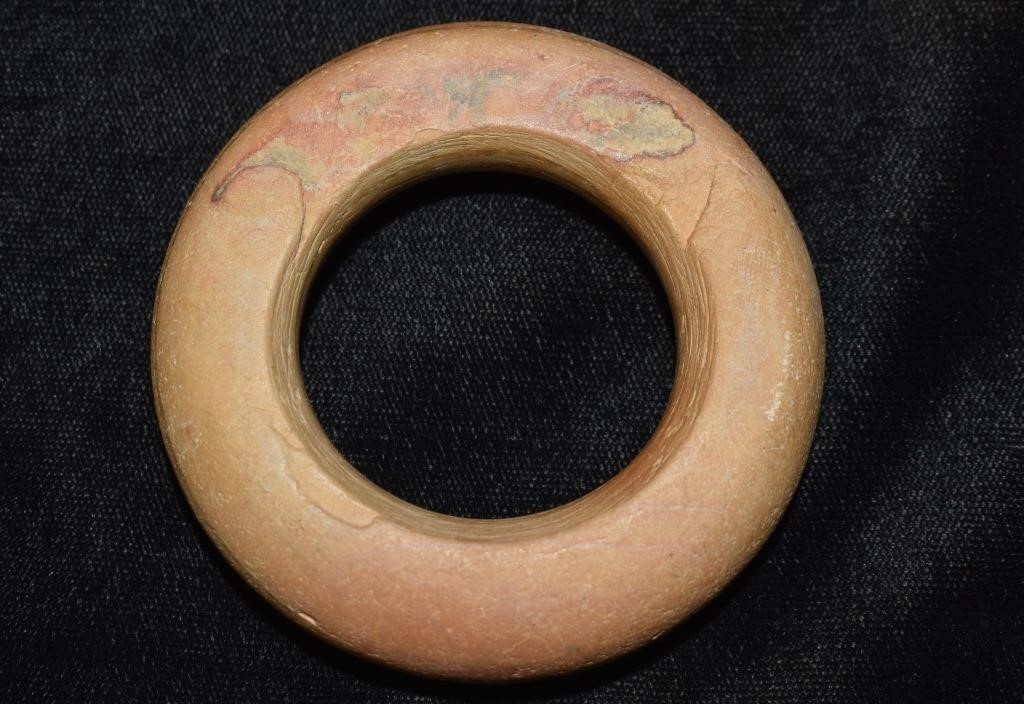 2 3/4" Neolithic Stone Bracelet found in Northern