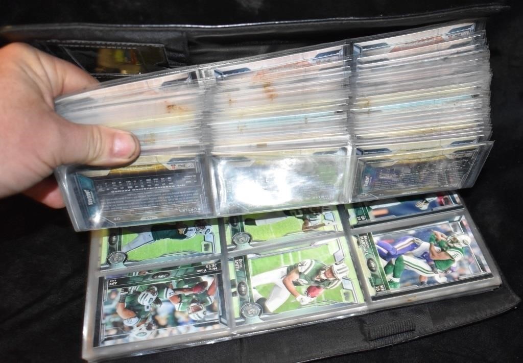 Large Football Card Collection Album Over 50 pages