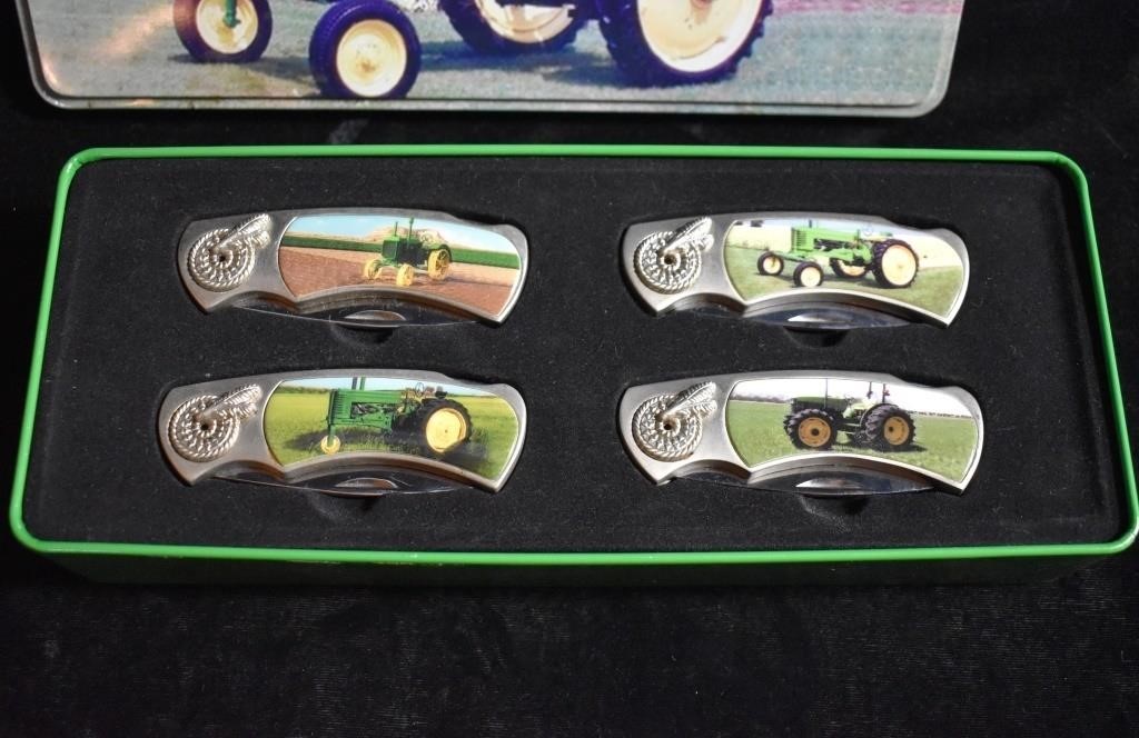 4pc Pocket Knife Tractor John Deere Farm All Colle