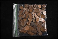 200 Wheat Pennies mixed group of dates.