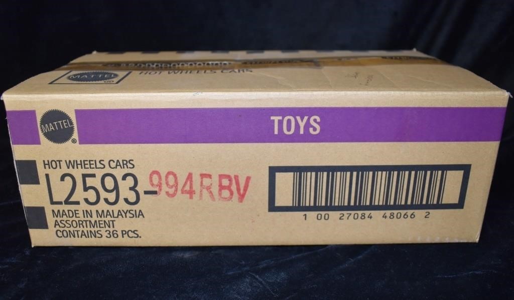 Hot Wheels 36 Cars Assortment Box by Mattel 2000