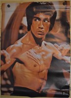 Vintage 1977 Bruce Lee Combat Poster #14-587 Kung
