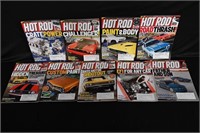 9 Issues of Hot Rod Magazines 2008 all in good con