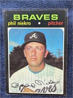 PHIL NIEKRO1971 TOPPS CARD
