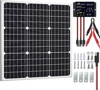 SOLPERK Solar Panel Kit 50W 12V READ DESCRIPTION!