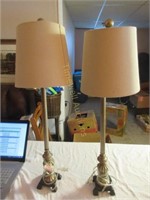 Pair of bedroom lamps