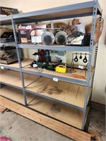 Metal shelf unit