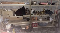 METAL SHELVES W/CONTENTS-ASSORTED