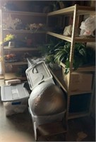 METAL SHELVES & CONTENTS-ASSORTED