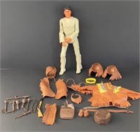 1967 Marx Johnny West Geronimo Action Figure Lot