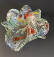 Mid Century Modern Murano Art Glass Bowl, Nice