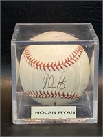 Nolan Ryan Autographed Baseball No COA
