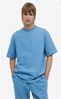 H&M Relaxed Fit T-shirt- BLUE - M $16