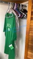 ST PATRICKS DAY SHIRT SIZE 3XL AND HANGERS
