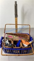 PIN-IT SKIRT MARKER, SEWING BASKET AND CONTENTS