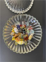 Vintage Murano Art Glass Candy, Candy Dish