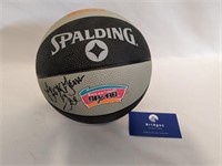 George Gervin "Ice" Autographed Small basketball