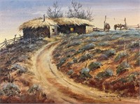 Laurence Coffelt "Gringo's Hacienda" Oil on Canvas