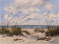 Audrey Montgomery "Beach" Oil on Canvas