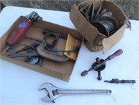 Angle grinder, discs, tools