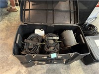 2 Fog machines & Stage Light in Heavy Travel Case