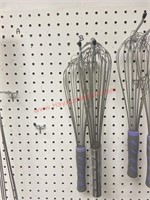 (2) S/S PIANO WHISKS - 12"