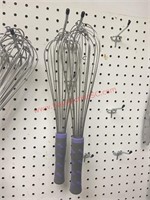 (2) S/S PIANO WHISKS - 12"