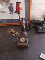 Clock lamp liberty