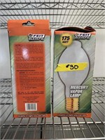 2 Mercury Bulbs 175W