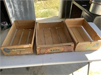Wooden Fruit Crates!