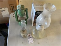 Lot of Oil Lamps and More