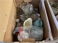 2 Box Lot of Assorted GlassWares