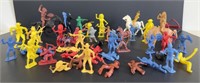 1960s Plastic Cowboys, Indians & Horse Figurines*