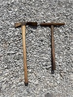 Railroad Hammer and Pick Axe