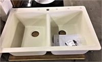 Sinkology Composite Kitchen Sink-Bone