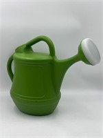 Vintage 2 gallon green water can jug plastic