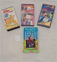 Vintage VHS Tapes Tom Sawyer, Barney, Arthur, etc