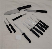 Lot of  Ginsu Classic Kitchen Knife Set