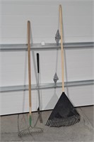 Lawn Garden Yard Rakes and Weed Cutter