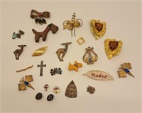 Vintage Jewelry Dress Pins
