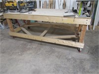 wood roll around workbench